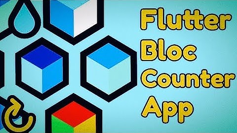 Counter Application Using Flutter Bloc Statemanagement Technique || Flutter || By VIvek Lodh