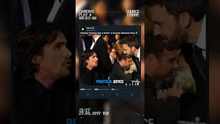Christian Bale Gives Ben Affleck Very Important Advice