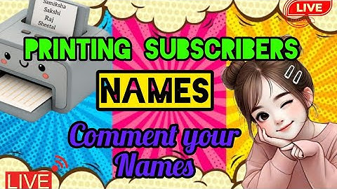 Artland Express live! PRINTING SUBSCRIBERS NAME ON PRINTER #shortsfeed #name #art #live #trending