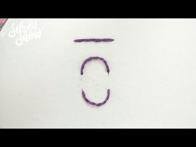 [프랑스 자수] 아웃라인 스티치 outline stitch, hand embroidery stitch tutorial