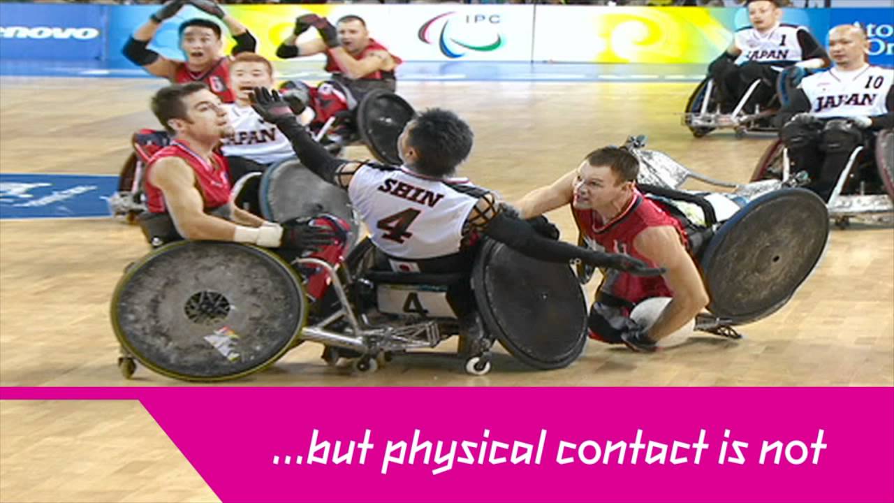 Wheelchair Rugby At The London 2012 Paralympic Games YouTube Wheelchair Rugby At The London 2012 Paralympic Games YouTube