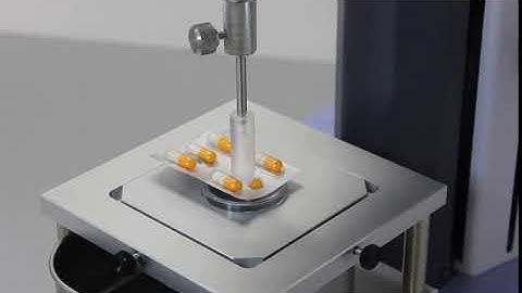 Evaluation of Tablets by Press-Dispense Test