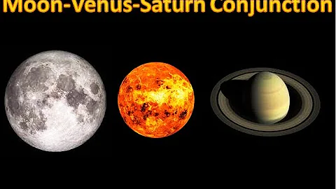 Moon-Venus-Saturn Conjunction