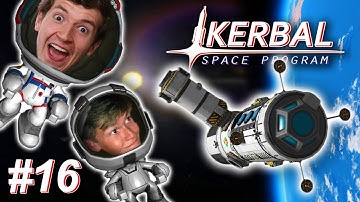 MULTIPLAYER SPACE STATION PART 1 | Kerbal Space Program #16 (ft. Jackson)
