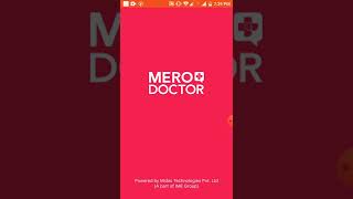 Mero doctor app/ video consultation screenshot 2