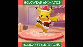 Pokemon UNITE Holiday Style Pikachu Animation #shorts