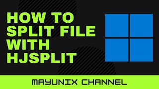 How to Split File with HJSplit