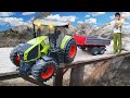 Funny Stories about Tractor Claas, Loader John Deere, Crane Liebher and other cars