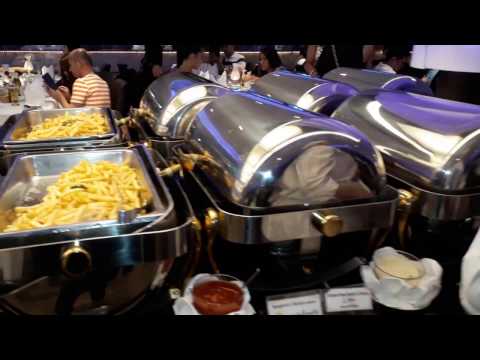 Inside dinner cruise, Bangkok River Cruise at Chaophraya River part 1