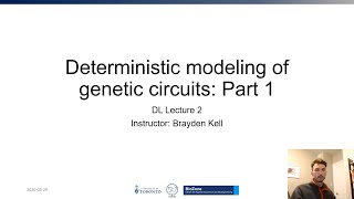 SYNB0.DL2_Deterministic Modelling of Genetic Circuits
