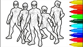 Power Rangers Heroes Warriors Coloring Pages