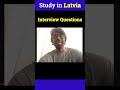 Study in Latvia (University Interview Questions) #studyinlatvia #studyineurope #latvia #studyabroad