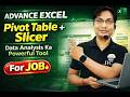 Pivot Table & Slicer in Excel | Complete Tutorial for Job & Interview 🔥
