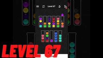 Ball Sort Color Water Puzzle - Level 67