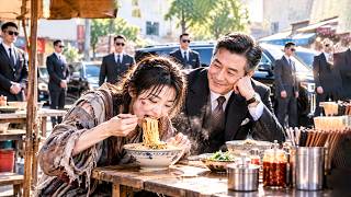 He saved a starving girl with one bowl of noodles! 10 years later, she returns a billionaire to save screenshot 1