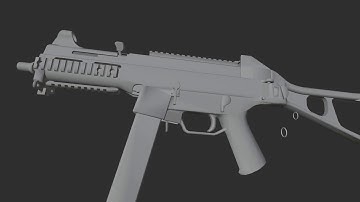 Blender | UMP-45 Reload Animation (No Arm).