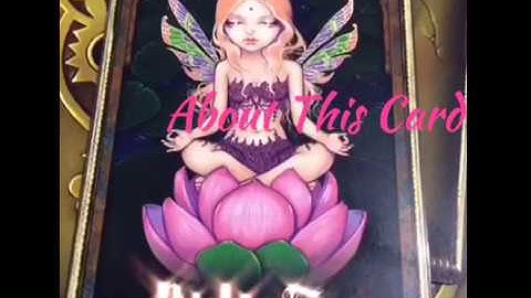 Learn Oracle Cards - Card 43 Pink Lotus Fairy Oracle Of Shadows And Light