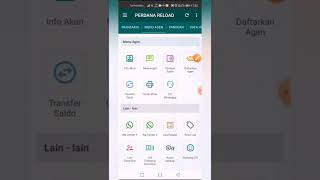 Cara Transaksi pulsa via WhatsApp Perdana Reload screenshot 1
