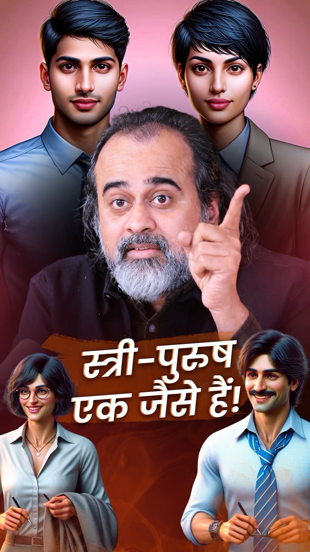 स्त्री-पुरुष एक जैसे हैं! || आचार्य प्रशांत