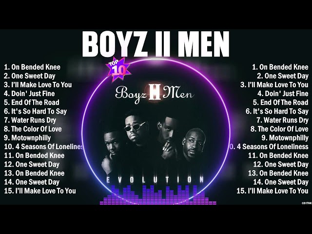 Boyz II Men Greatest Hits Playlist Full Album ~ Best Ru0026B Ru0026B Songs Collection Of All Time class=