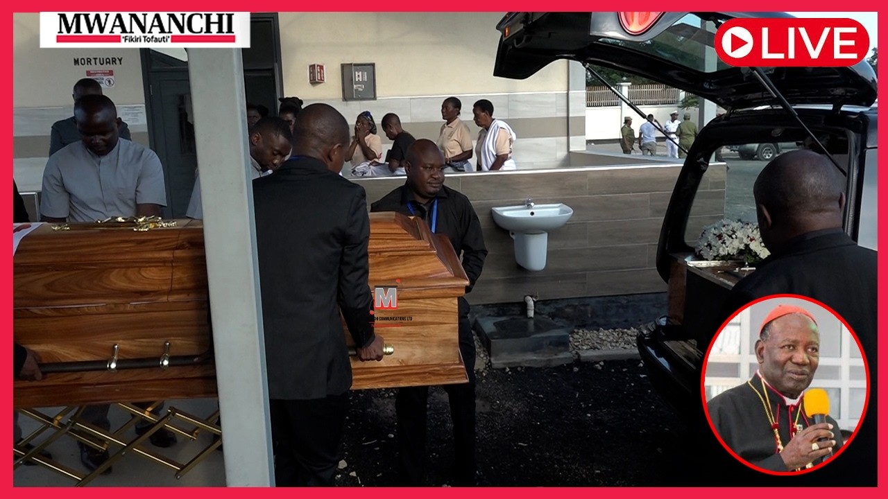 MWILI WA KARDINALI PENGO UKITOLEWA HOSPITALI YA LUGALO
