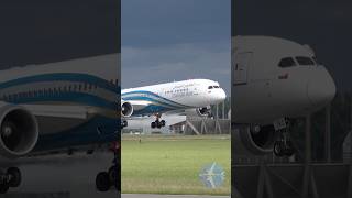 Oman Air B787-9 Landing at Amsterdam Schiphol Airport!
