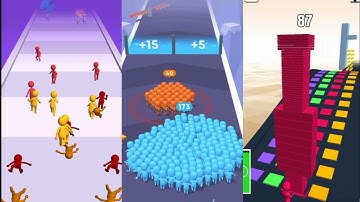 join clash 3d Count Masters StackColors Satisfying gameplay android, IOS