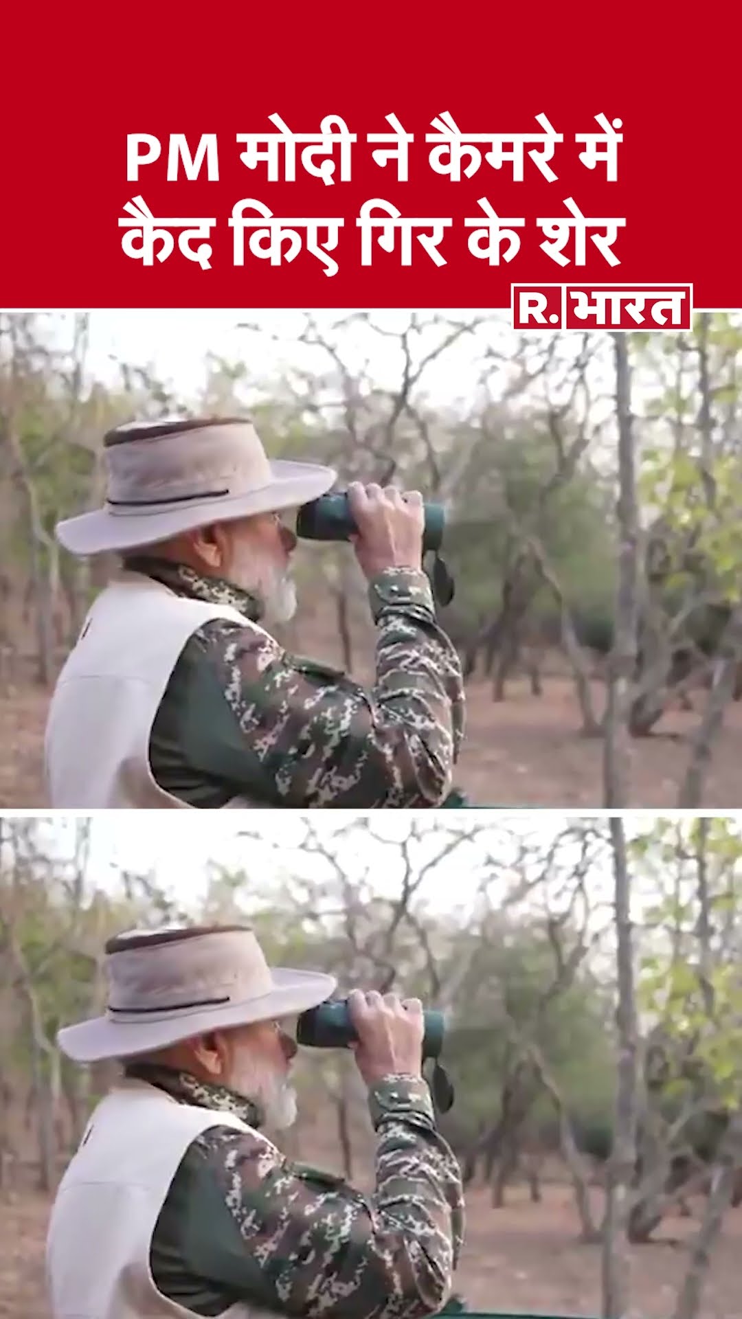 Gujarat के Gir National Park में PM Modi, कैमरे में कैद किए खास पल | Wildlife Day