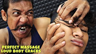 Perfect Body Cracks by Asim Barber | Head Massage & Neck Cracking | Spine Cracking | Hair Crack ASMR