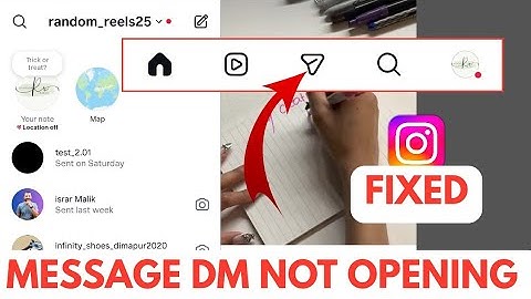 Instagram Message Dm Box Not Opening Problem Solved 