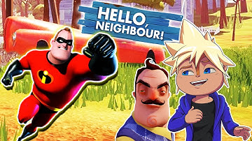 Chipmunk vs MR INCREDIBLE Neighbor | Chipmunk Plays Hello Neighbor