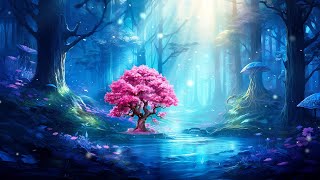 Relax and Fall Asleep in a Magical Peaceful Forest with Beautiful Piano Music & Night Nature Sounds