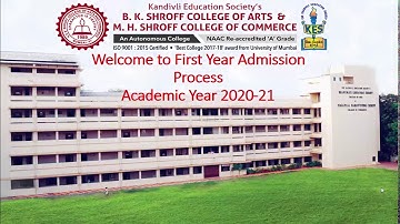 Filling First Year Online Application Form for KES