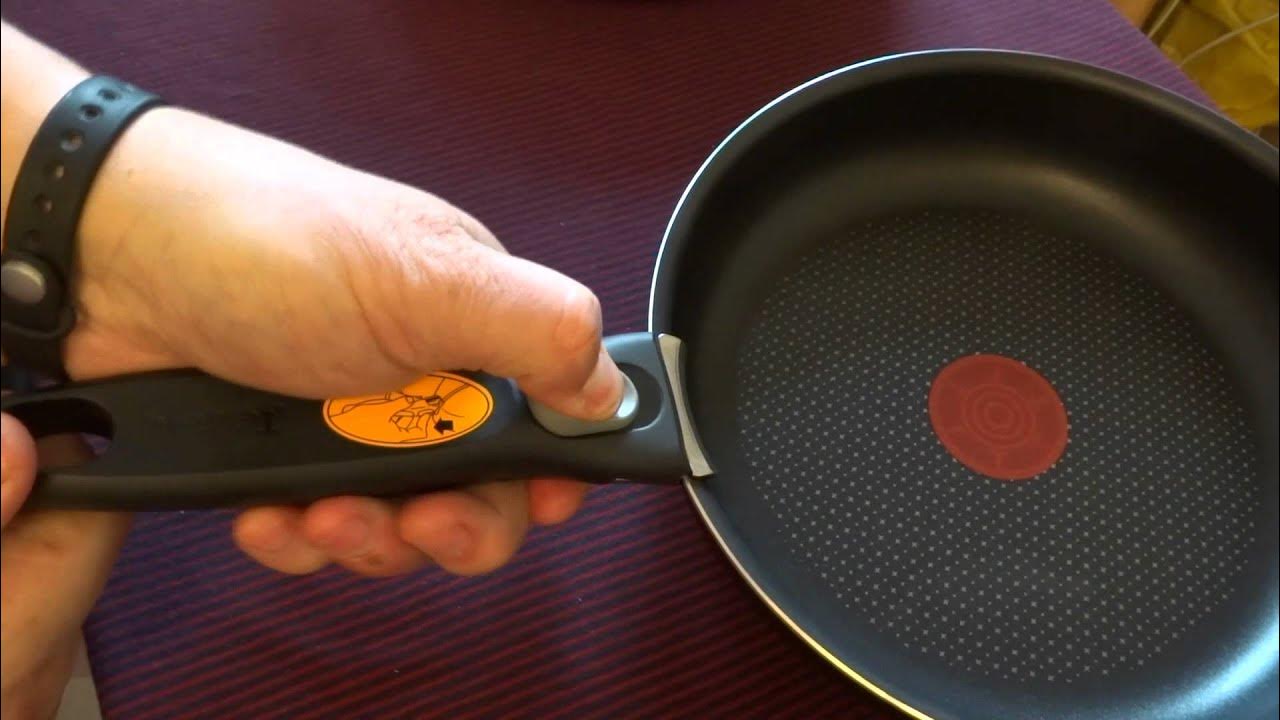 Обзор.Кухонная сковорода Тефаль. Набор из трех предметов. - YouTube