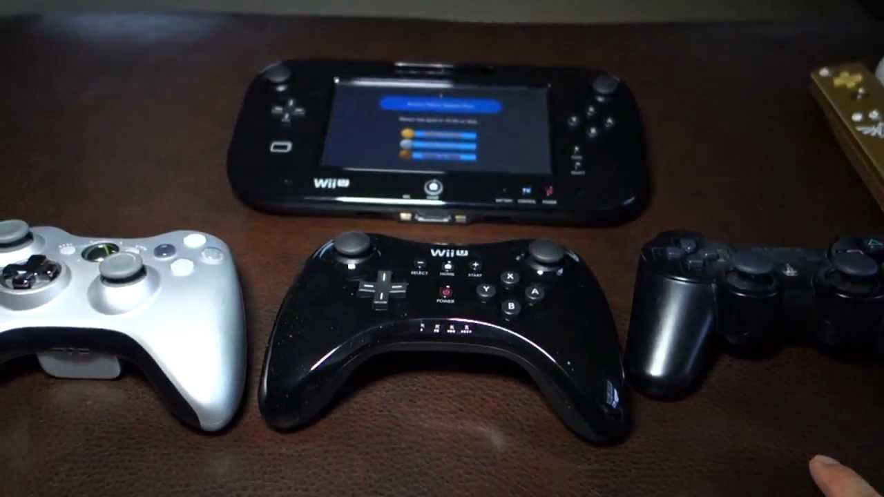 Controller Comparison Review Wii U Xbox 360 Ps3 Youtube