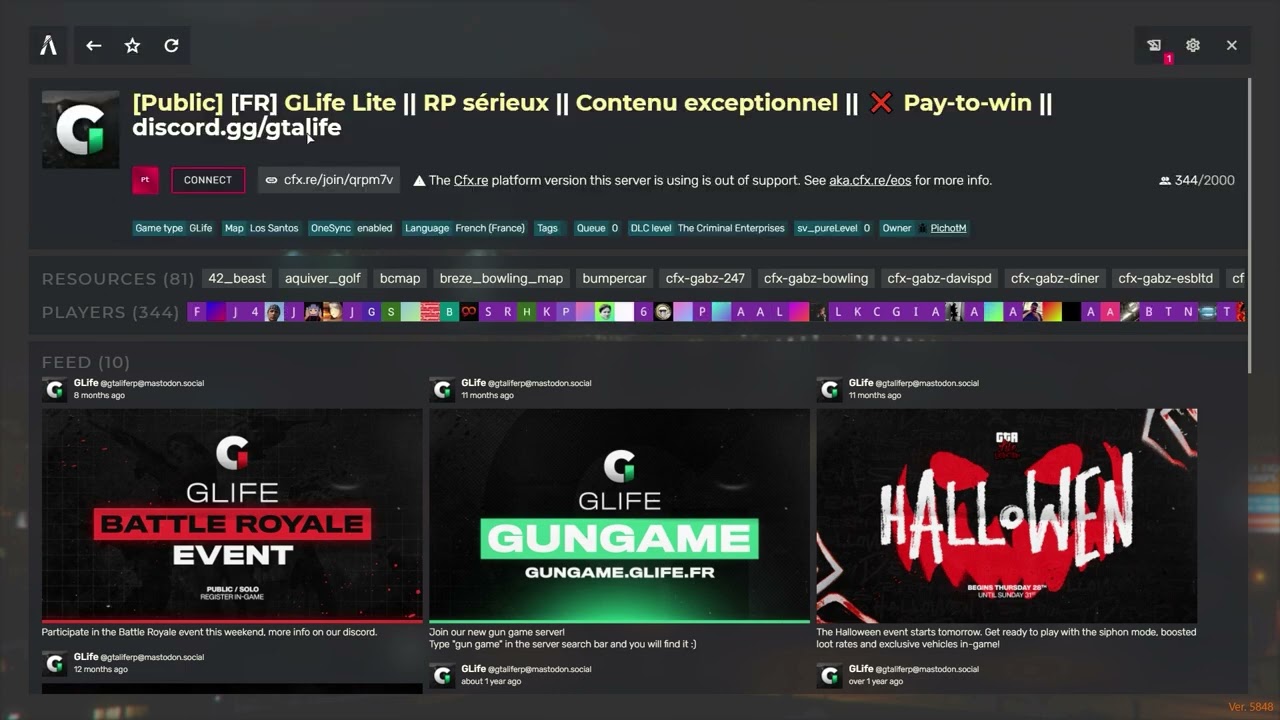 Comment se DEBAN de GLIFE FiveM - YouTube