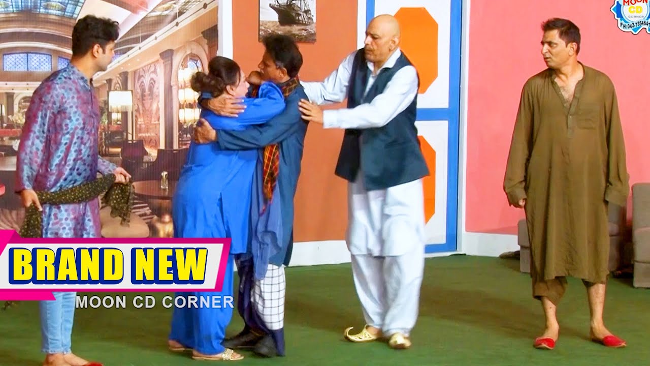 Amjad Rana and Sarfraz Vicky | Zafar Irshad | New Stage Drama | Jhoota Kahin Ka | Comedy Clip 2025