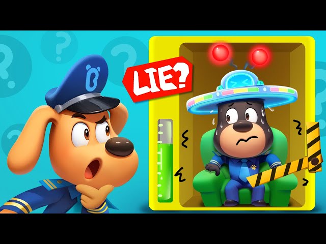 Lie Detector Hat | Educational Cartoons for Kids | Sheriff Labrador class=