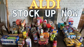 ALDI STOCK UP (‼️FOOD SHORTAGE‼️) PREP WITH ME AS PRICES INCREASE