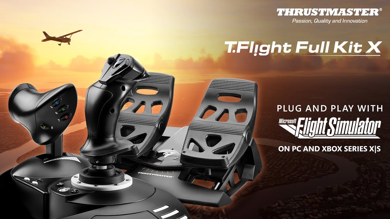Thrustmaster Hotas Warthog Flight Joystick And Throttle 15 action buttons  in total + 1 TRIM wheel