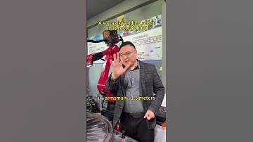 Arm span 1.5 meters, load 10kg, repeatability 0.05mm#Welding Robot#Six-axis robot#Industrial Robots