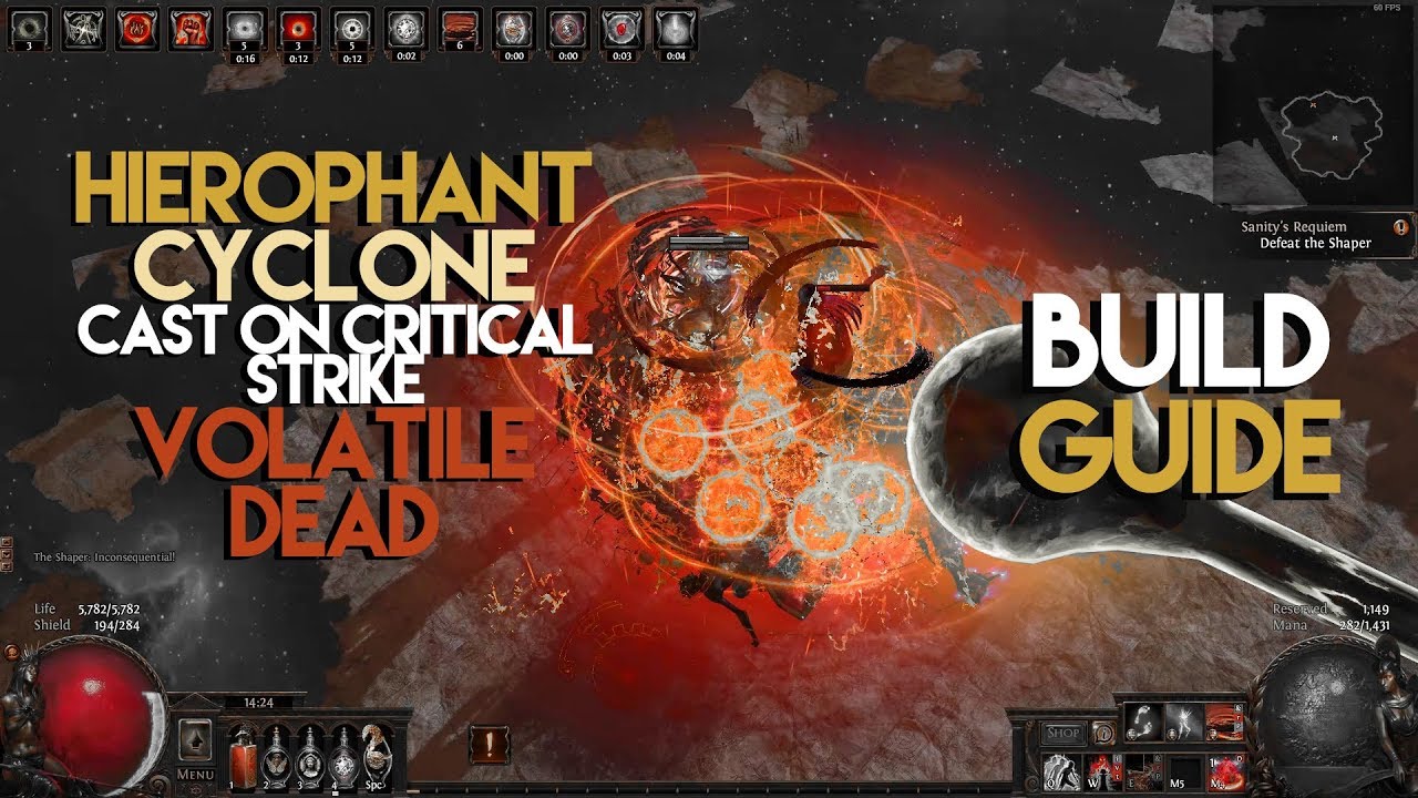 Cyclone Cast on Critical Strike Volatile Dead Hierophant Build Guide ...