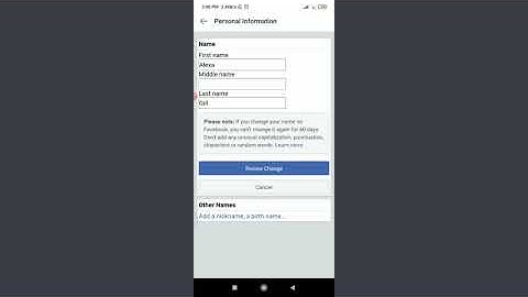 How To Change Name In Facebook Lite | 2021