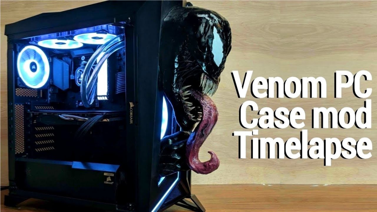 Fonkelnieuw Custom Venom themed PC - Case mod timelapse - YouTube TA-85