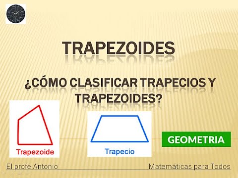 Video: Que Es Un Trapezoide