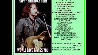 RORY GALLAGHER LIVE AT THE STONE USA 1985