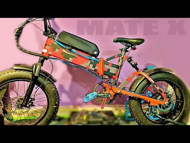 Sorting The Mate X 20x4 Electric FAT Bike (mate.bike) - YouTube