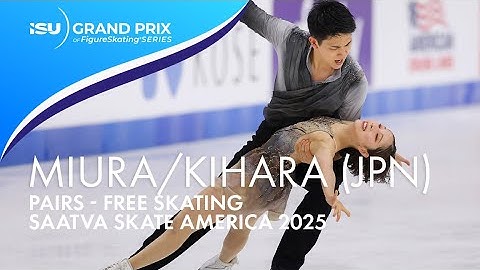 Riku MIURA / Ryuichi KIHARA | Pairs Free Skating | Saatva Skate America 2025 | #GPFigure