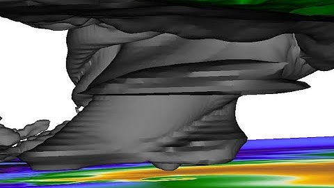150-meter Resolution Simulation of May 24th, 2011 El Reno EF5 Sounding (CM1)