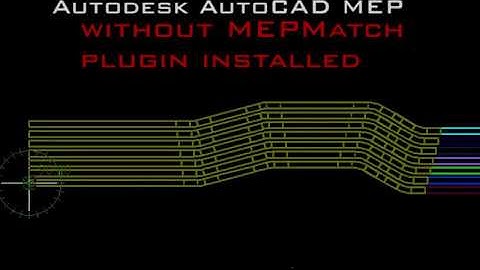 MEPMatch plugin for Autodesk AutoCAD MEP overview